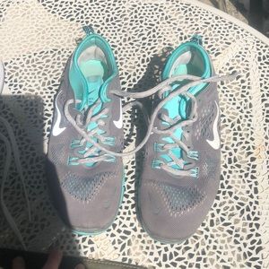 Slightly worn Nike Free 4